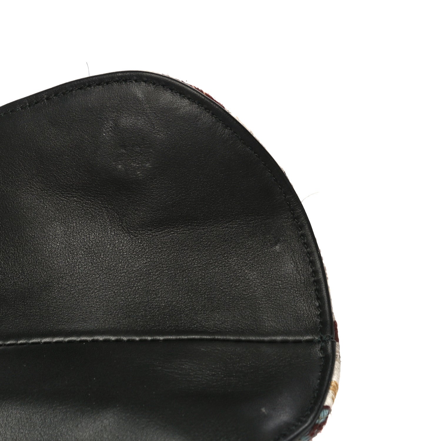 Christian Dior Canvas Embroidered Kaleidiorscopic Saddle Bag Multicolor 9 of 12