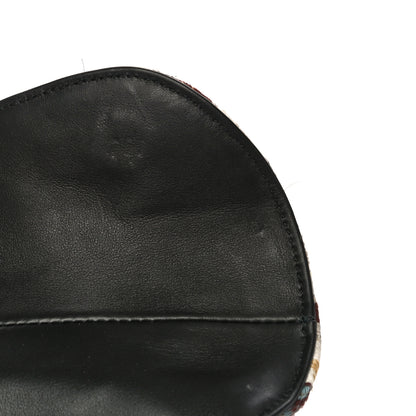 Christian Dior Canvas Embroidered Kaleidiorscopic Saddle Bag Multicolor 9 of 12