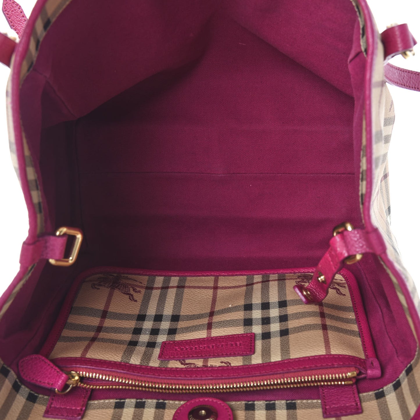 Haymarket Check Small Canterbury Tote Magenta