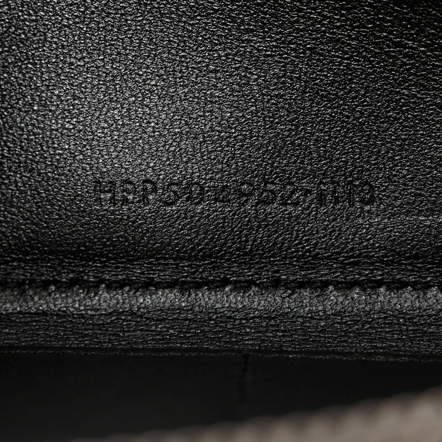 Calfskin Matelasse Chevron Monogram Zip Around Wallet Black