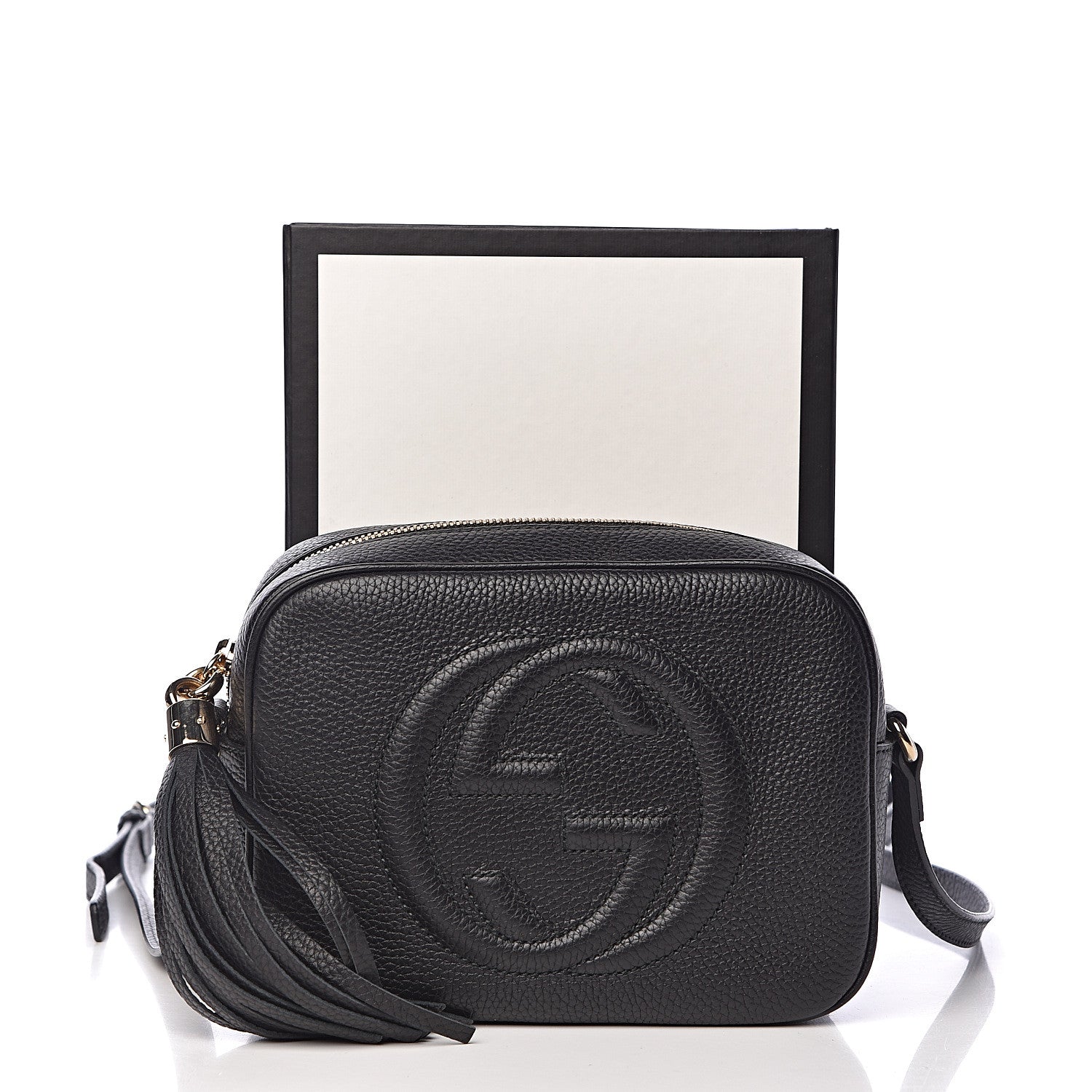 Gucci Pebbled Calfskin Small Soho Disco Bag Black 11 of 11