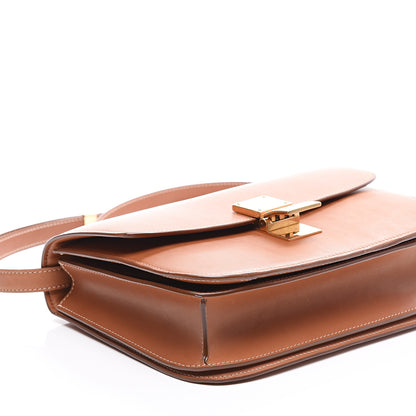 Celine Smooth Calfskin Medium Classic Box Flap Bag Camel 7 of 9