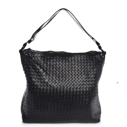 Bottega Veneta Nappa Intrecciato Hobo Black 1 of 8