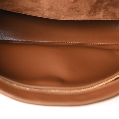 Chanel Suede Calfskin Small Souplissimo Maxi Flap Camel 5 of 11