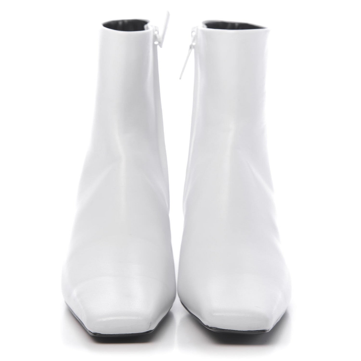 Balenciaga Sheepskin Typo Ankle Booties 36.5 White 2 of 11