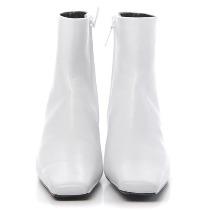 Balenciaga Sheepskin Typo Ankle Booties 36.5 White 2 of 11