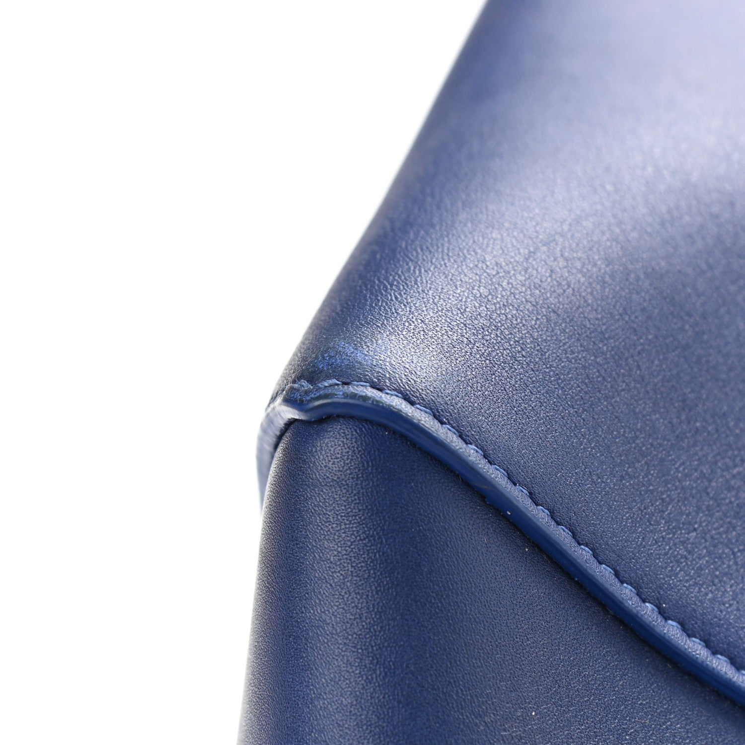 Celine Smooth Calfskin Medium Belt Cabas Phantom Royal Blue 7 of 11
