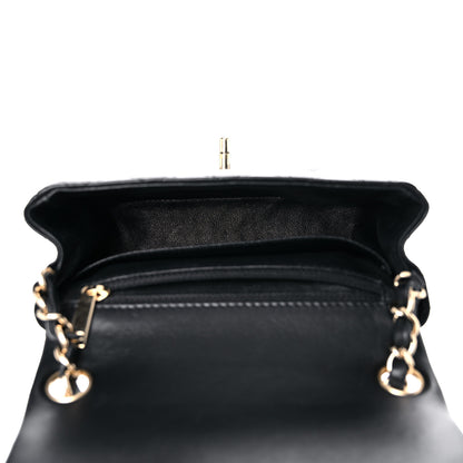 Chanel Lambskin Quilted Mini Square Flap Black 5 of 10