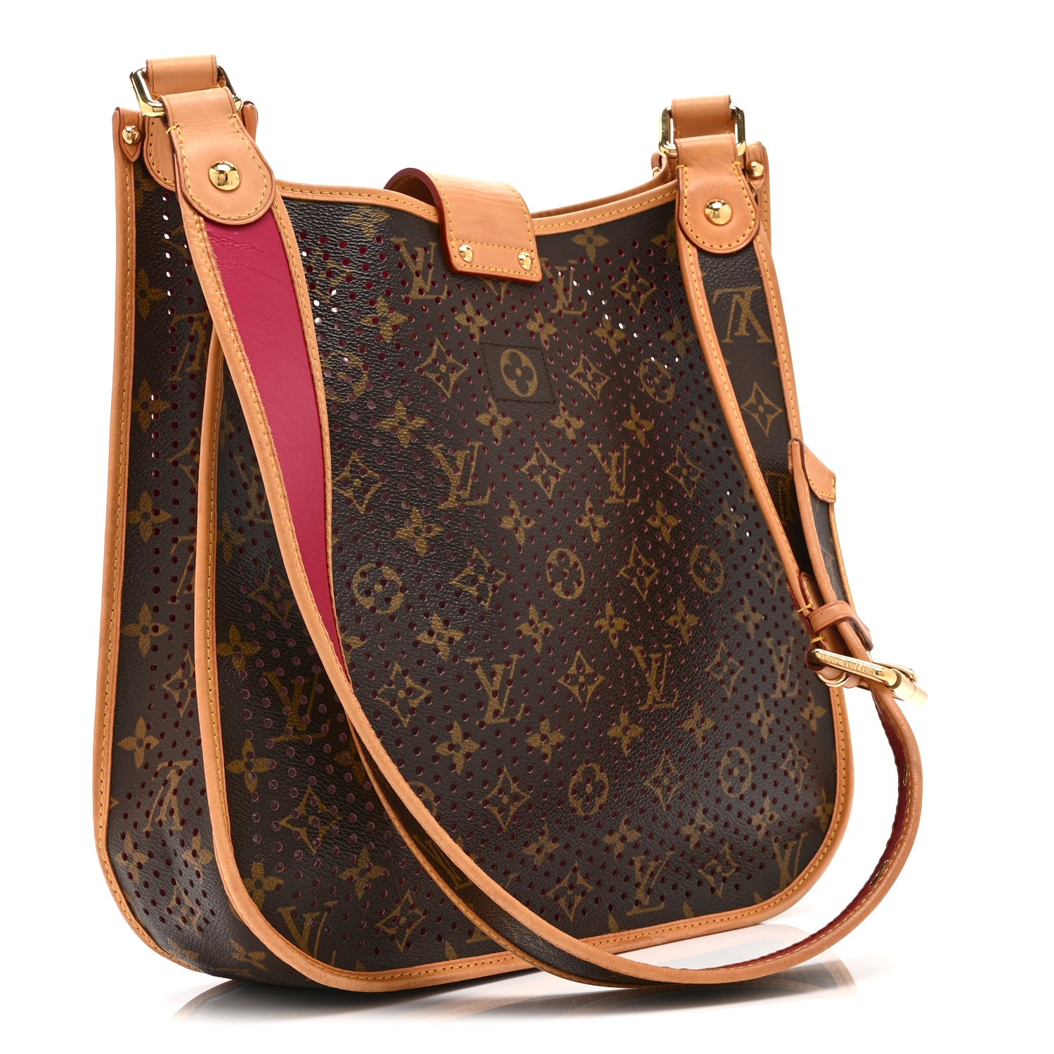 Louis Vuitton Monogram Perforated Musette Fuchsia 1881905