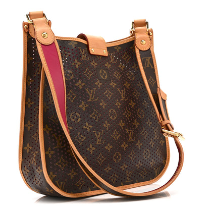 Louis Vuitton Monogram Perforated Musette Fuchsia 3 of 10