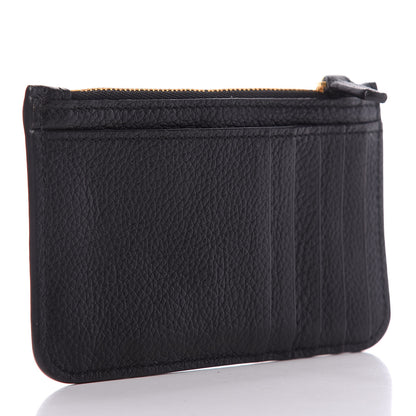 Balenciaga Grained Calfskin Logo Cash Long Coin Card Holder Black White 3 of 10