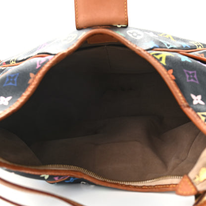 Louis Vuitton Monogram Multicolor Chrissie Black 4 of 7