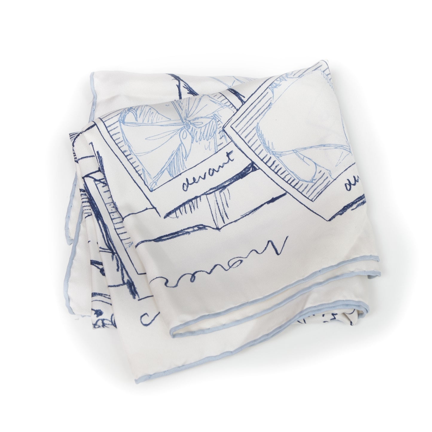 Silk Instructions Sur L'Art de Nouer et Porter Votre Carre Scarf 70
