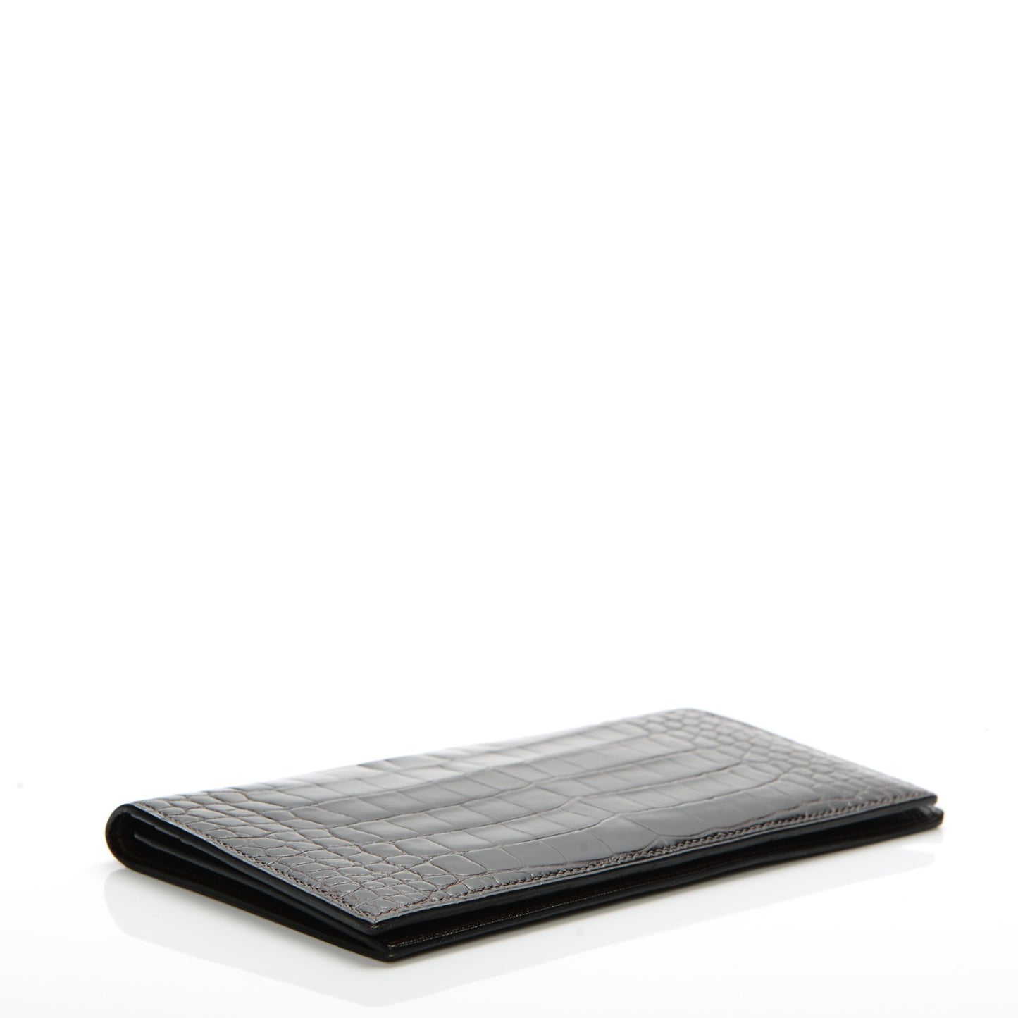 Alligator MC2 Fleming Checkbook Holder Wallet Havane