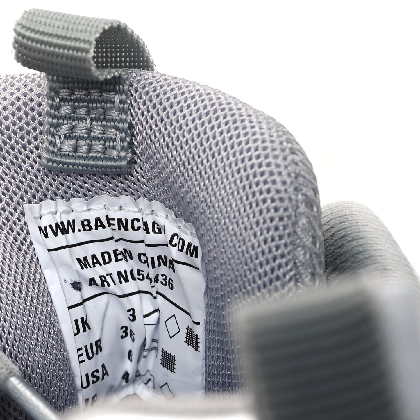 Metallic Calfskin Mesh Nylon Womens Track Sneakers 36 Silver