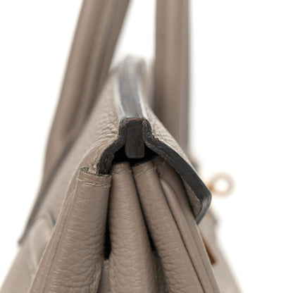 Hermes Togo Birkin 35 Gris Tourterelle 16 of 16