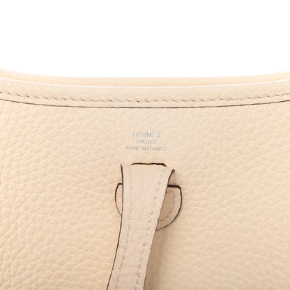 Hermes Taurillon Clemence Amazone Evelyne TPM Nata Craie 8 of 11