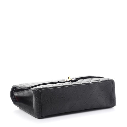Chanel Caviar Quilted Maxi Double Flap Black 5 of 16