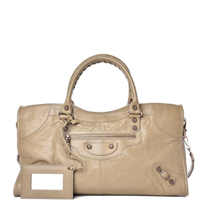 Balenciaga Agneau Giant 12 Rose Gold Hardware Part Time Latte Beige 1 of 8