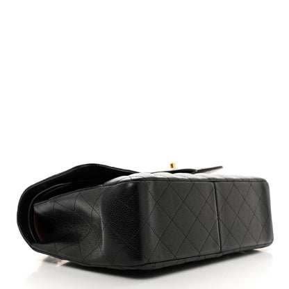 Chanel Caviar Quilted Jumbo Double Flap Black 4 of 10