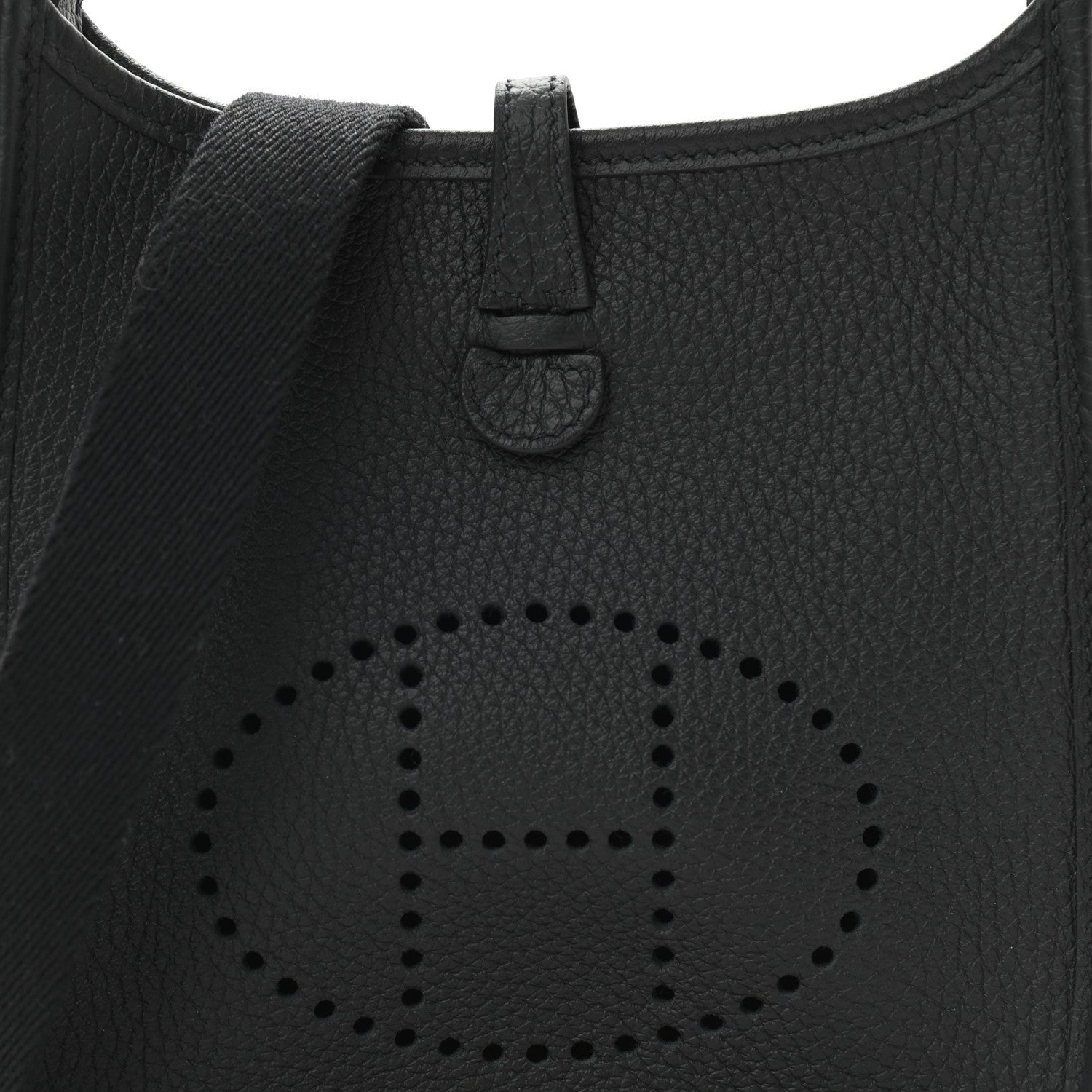 Hermes Taurillon Clemence Evelyne TPM Black 8 of 10