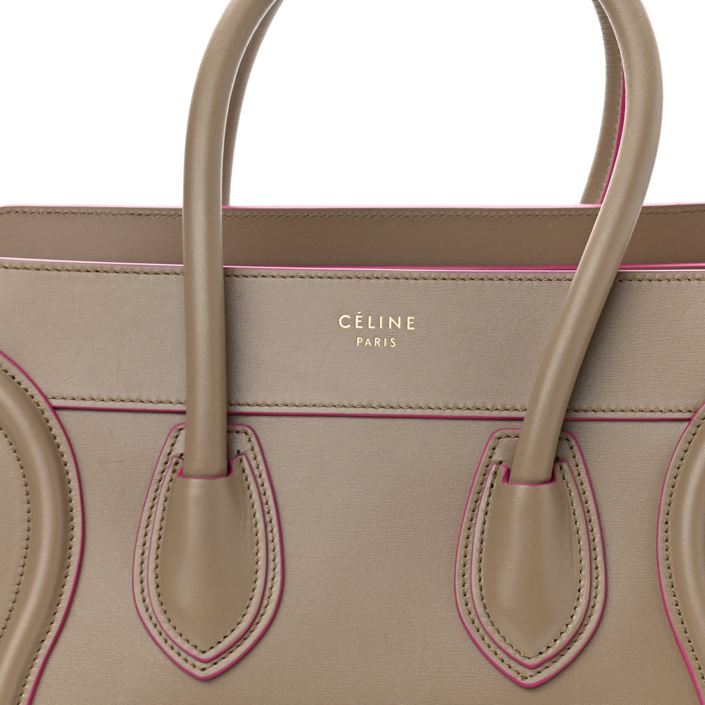 Smooth Calfskin Micro Luggage Beige