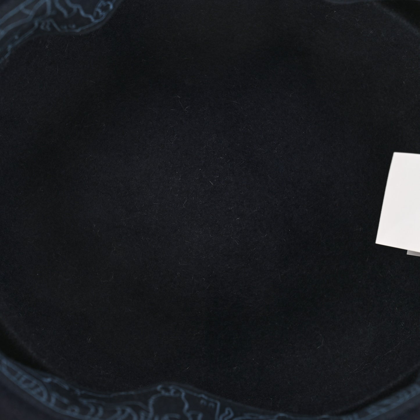 Rabbit Felt Foudre Pillbox Hat 58 Marine