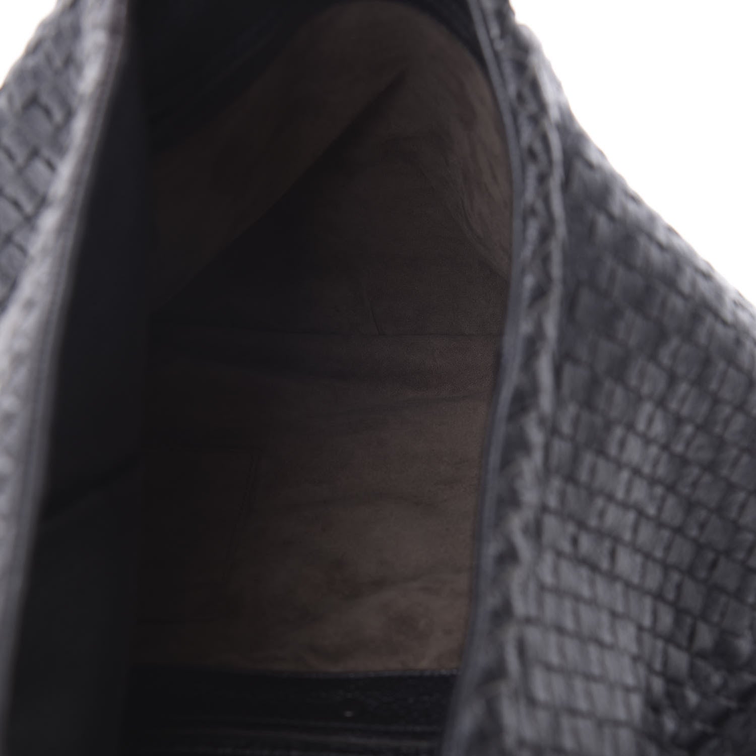 Bottega Veneta Cervo Intrecciato Large Simple Hobo Gunmetal 5 of 9