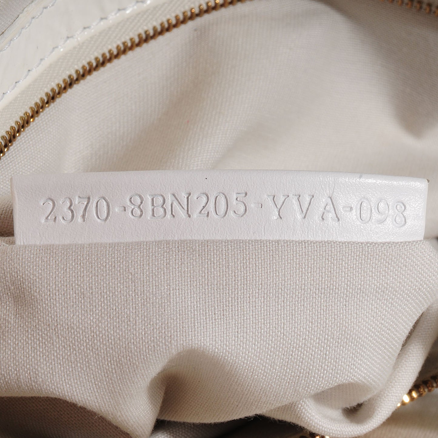 Vitello Naplak Small Bag De Jour White