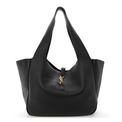 Saint Laurent Grained Deerskin Bea Tote Black 1 of 10