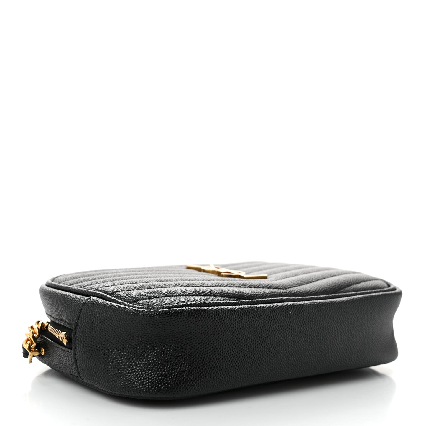 Grain De Poudre Matelasse Monogram Mini Lou Camera Bag Black
