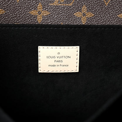 Louis Vuitton Monogram Braided Pochette Metis Creme Beige 5 of 9