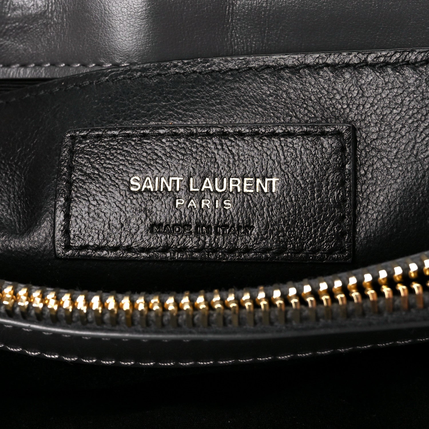 Saint Laurent Calfskin Y Quilted Monogram Small Loulou Chain Satchel Storm 7 of 11