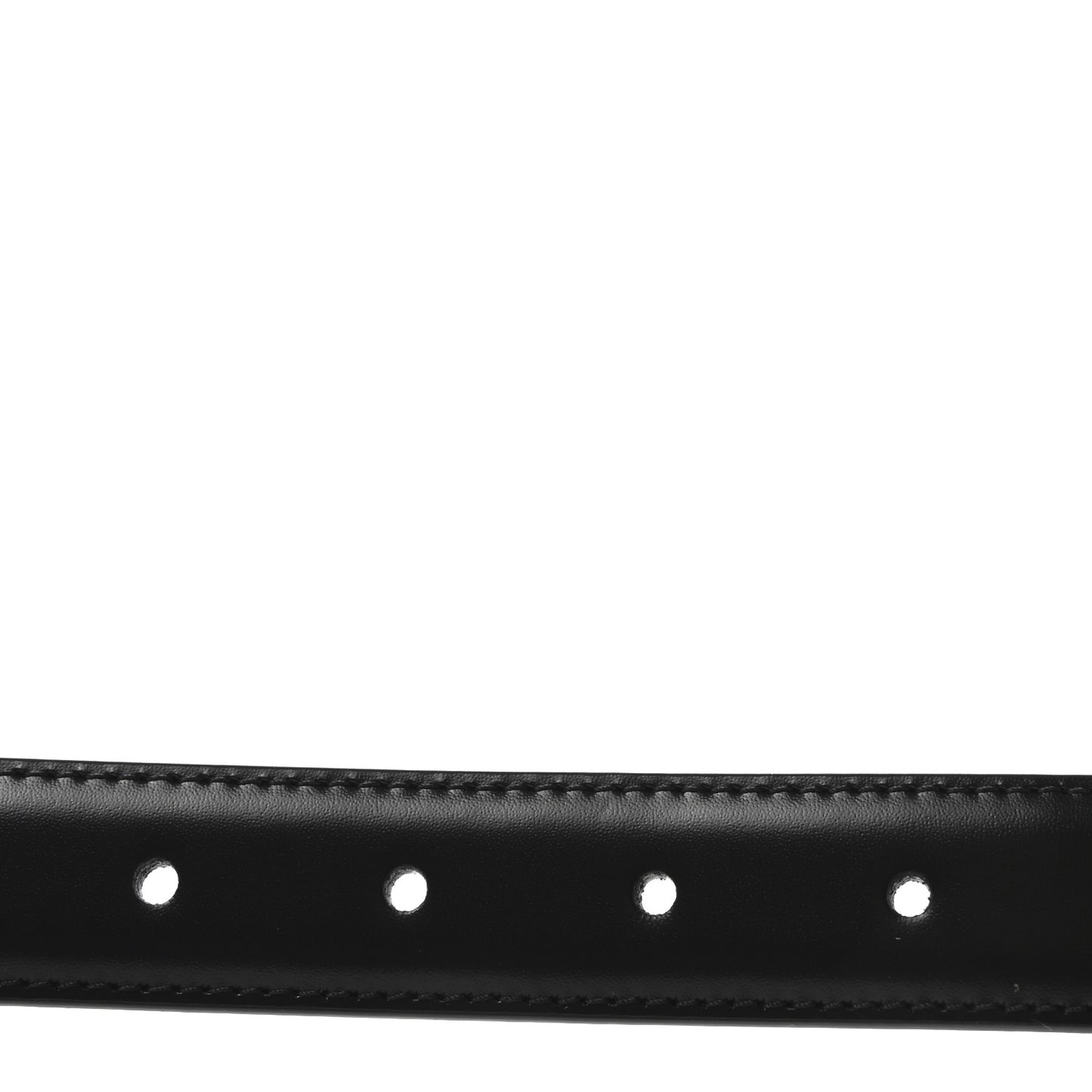 Taurillon Calfskin Medium Triomphe Belt 75 30 Black