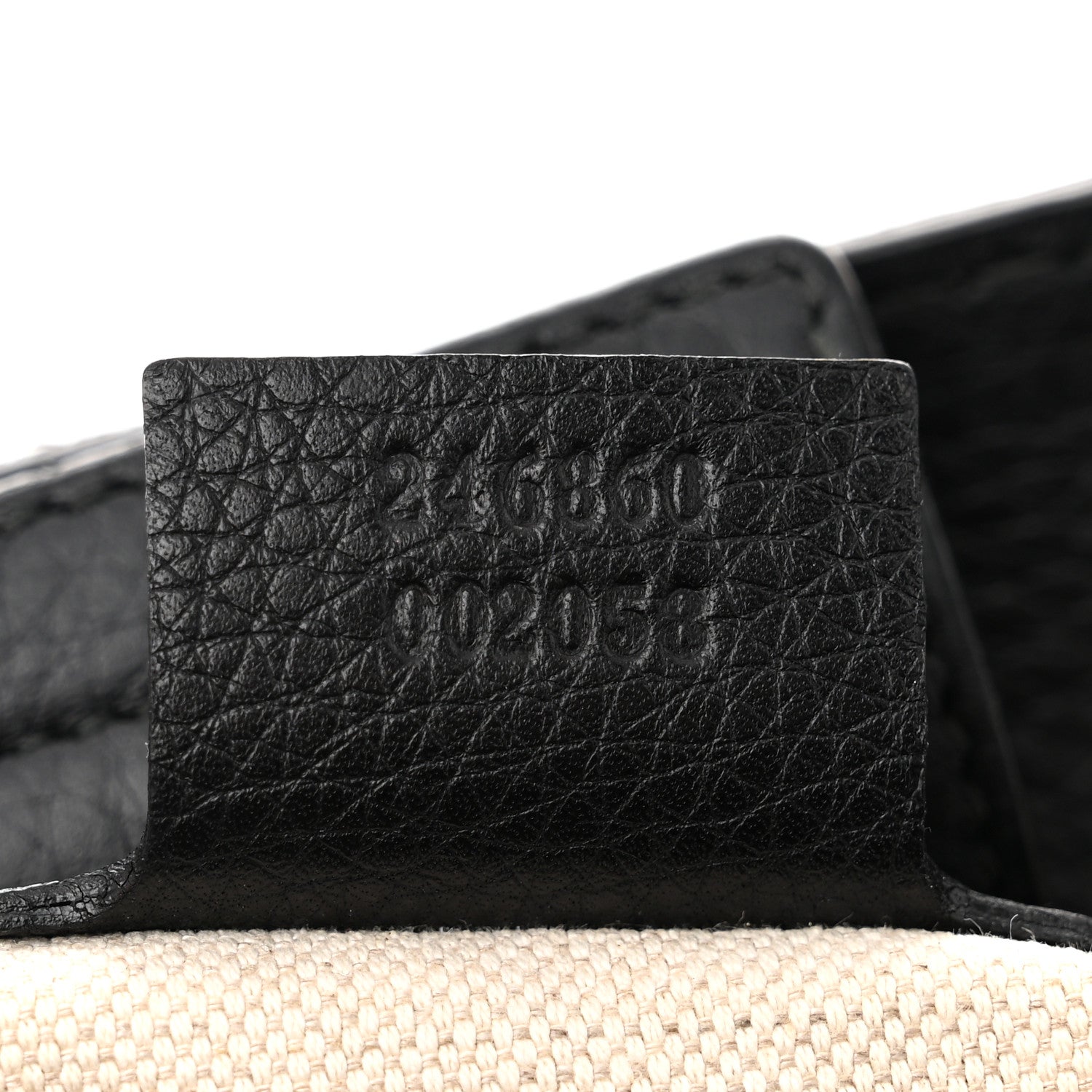 Gucci Calfskin New Bamboo Medium Tassel Tote Black 7 of 13