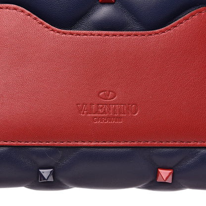 Valentino Garavani Nappa Mini Candystud Top Handle Bag Navy 9 of 13