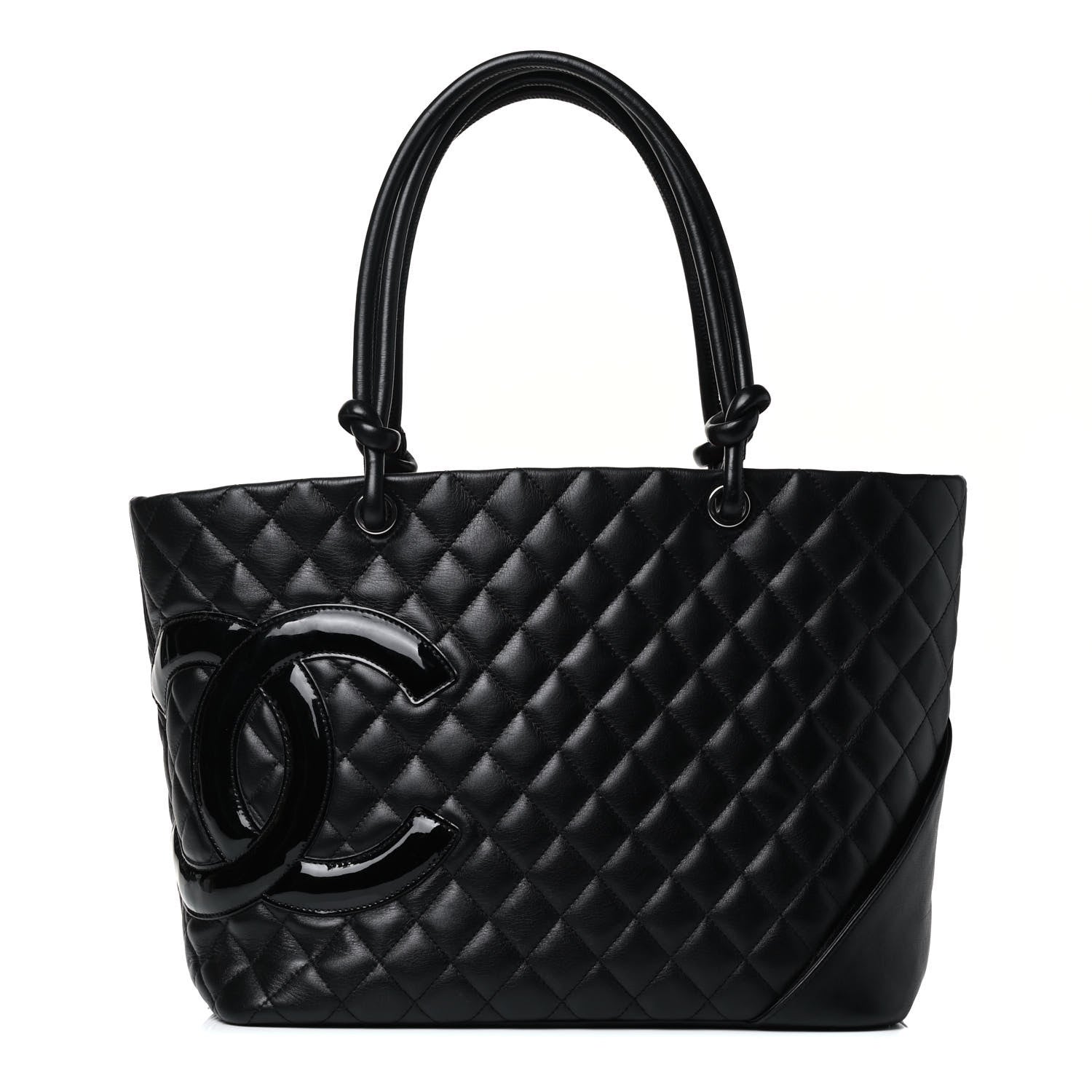 Chanel Calfskin Quilted Large Cambon Tote Black 1 of 4