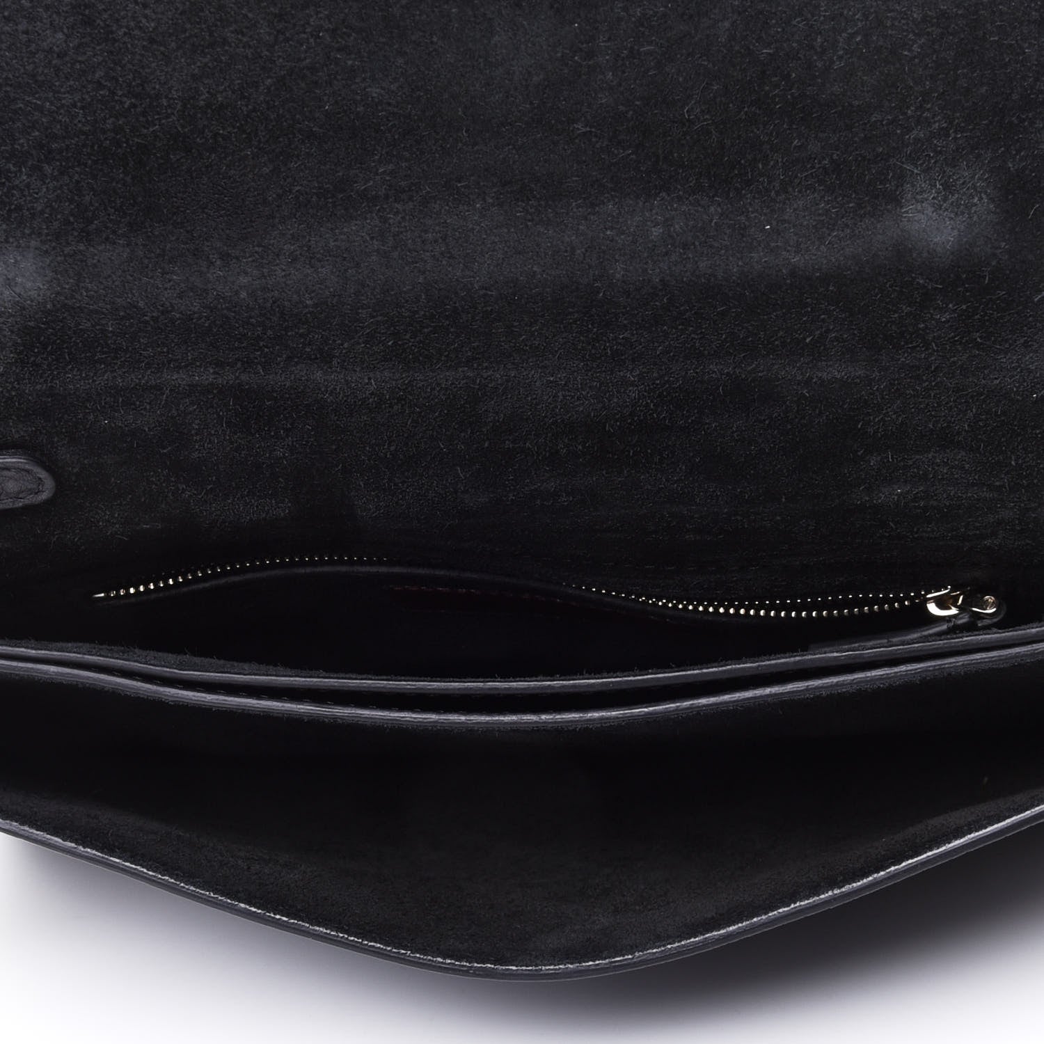 Valentino Garavani Grained Calfskin Embroidered Rockstud Wristlet Clutch Black 4 of 4