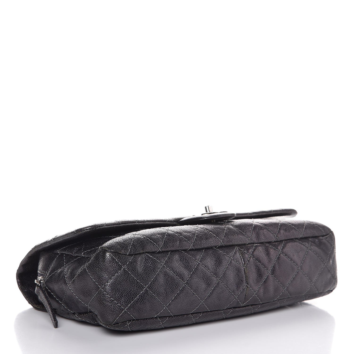Chanel Iridescent Caviar Quilted Large Chic Flap Purple 4 of 10