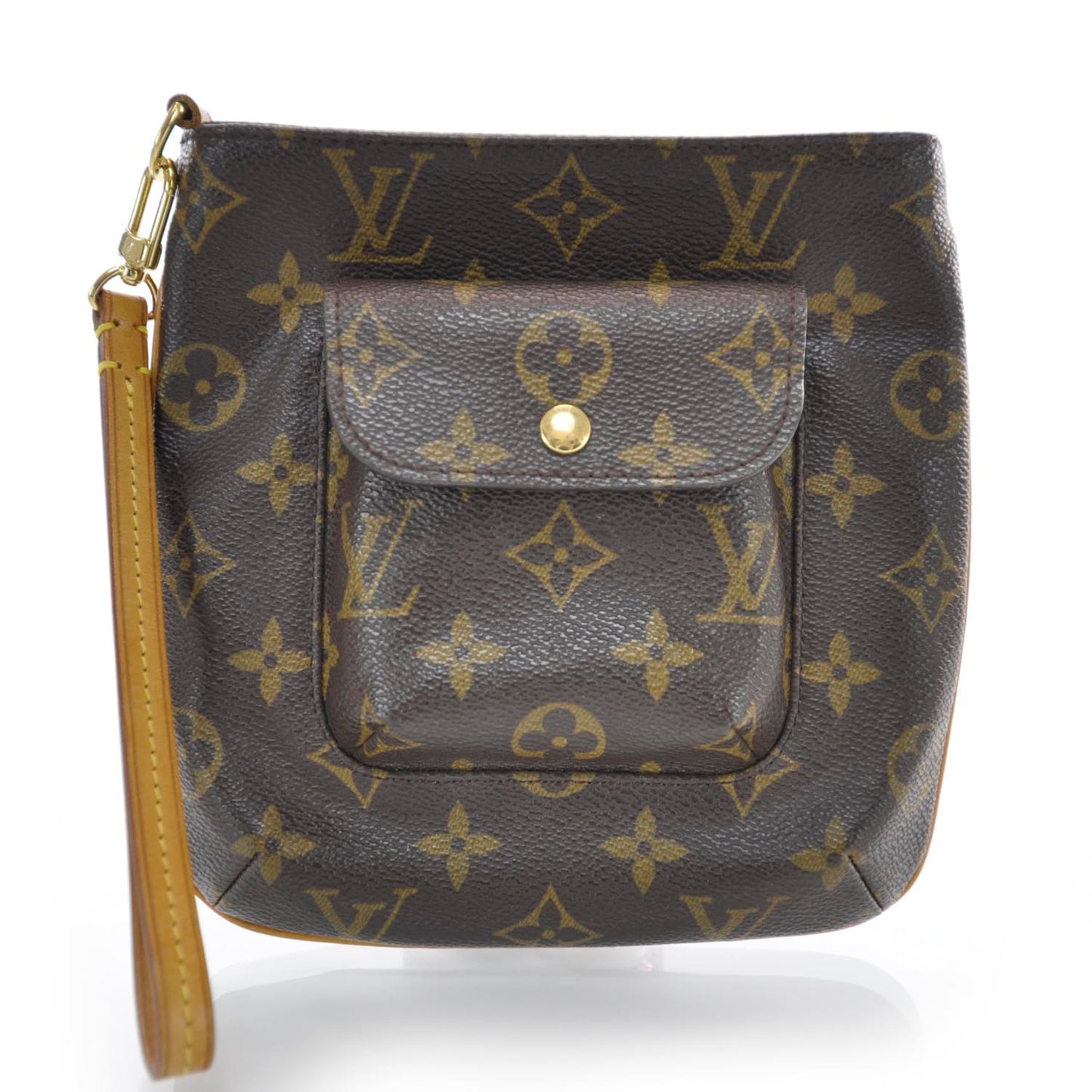 Monogram Partition Wristlet