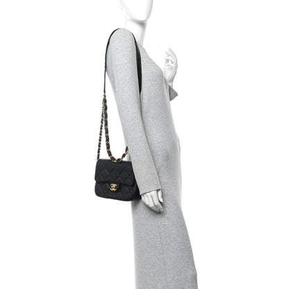 Chanel Lambskin Quilted Small CC Links Flap Black 2 of 11