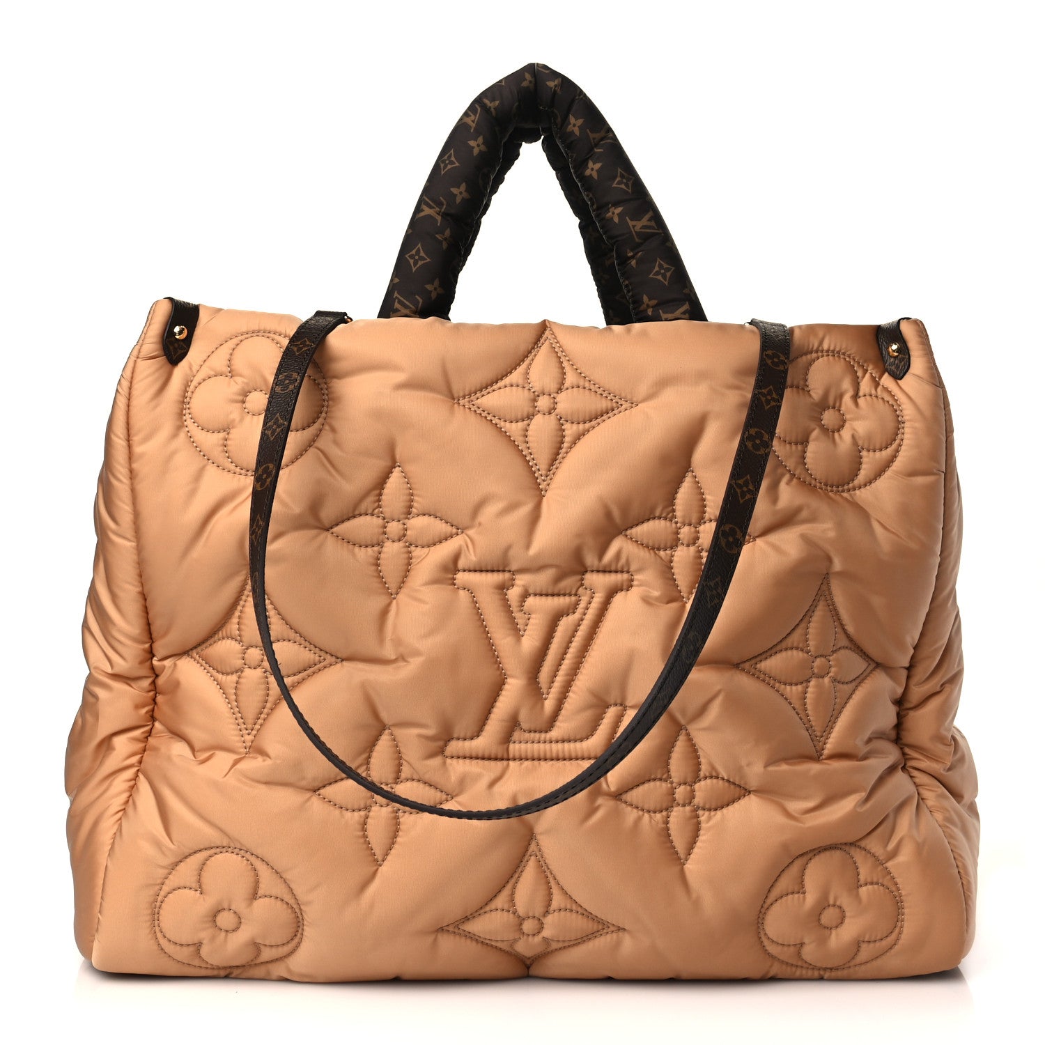Louis Vuitton Nylon Monogram Giant Onthego GM Beige 1 of 10