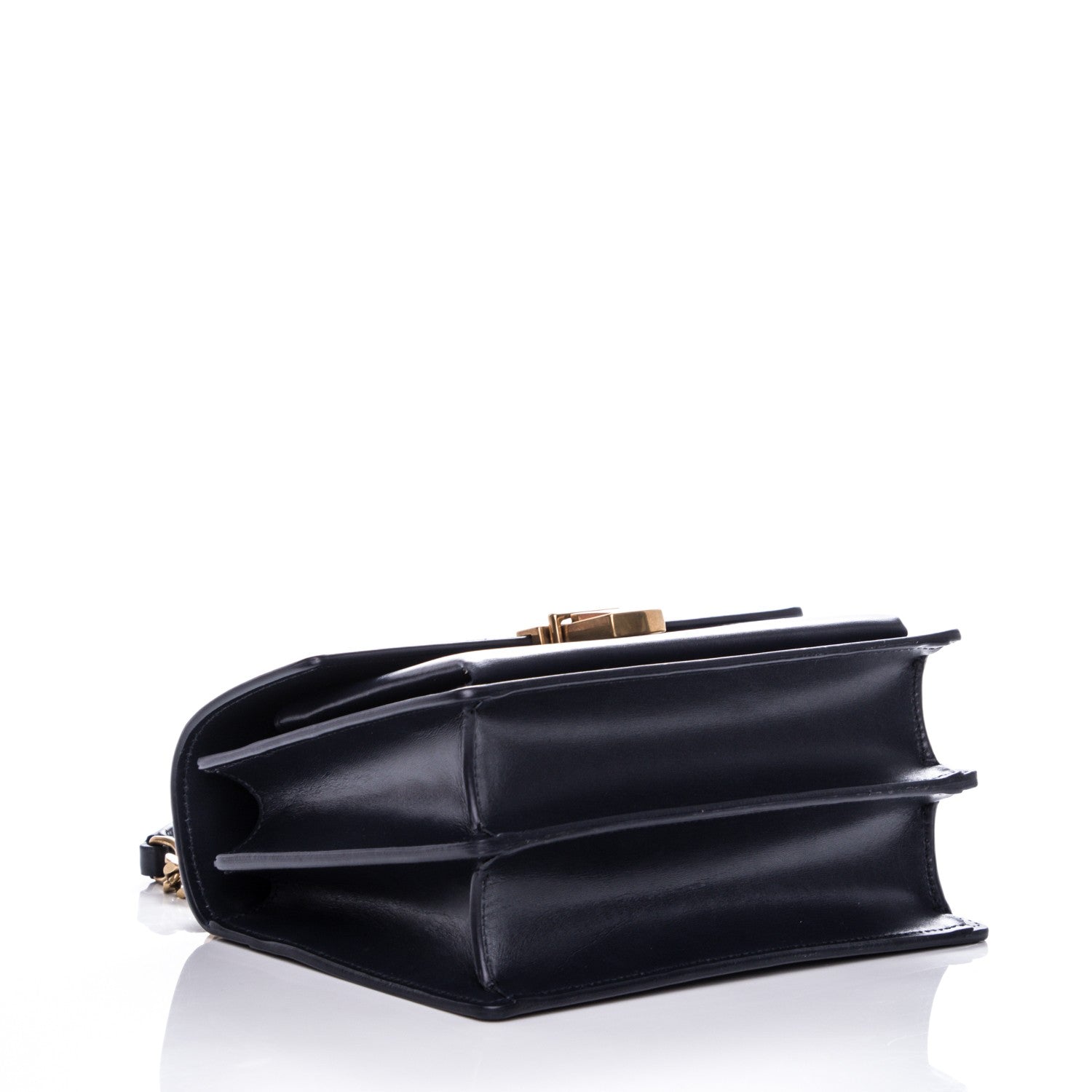 Saint Laurent Smooth Calfskin Small High School Shoulder Bag Navy 4 of 6