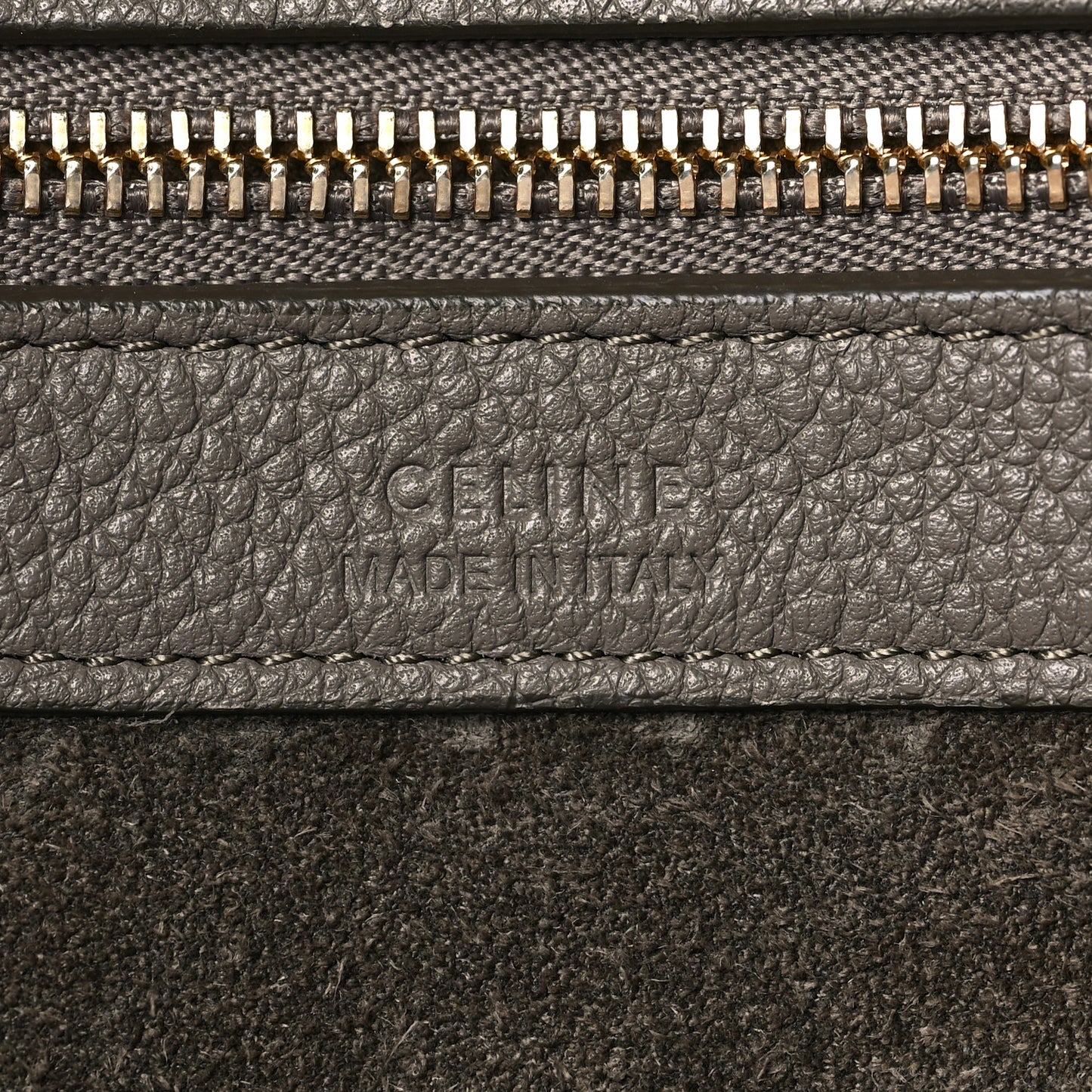 Soft Grained Calfskin Medium Belt Cabas Phantom Taupe