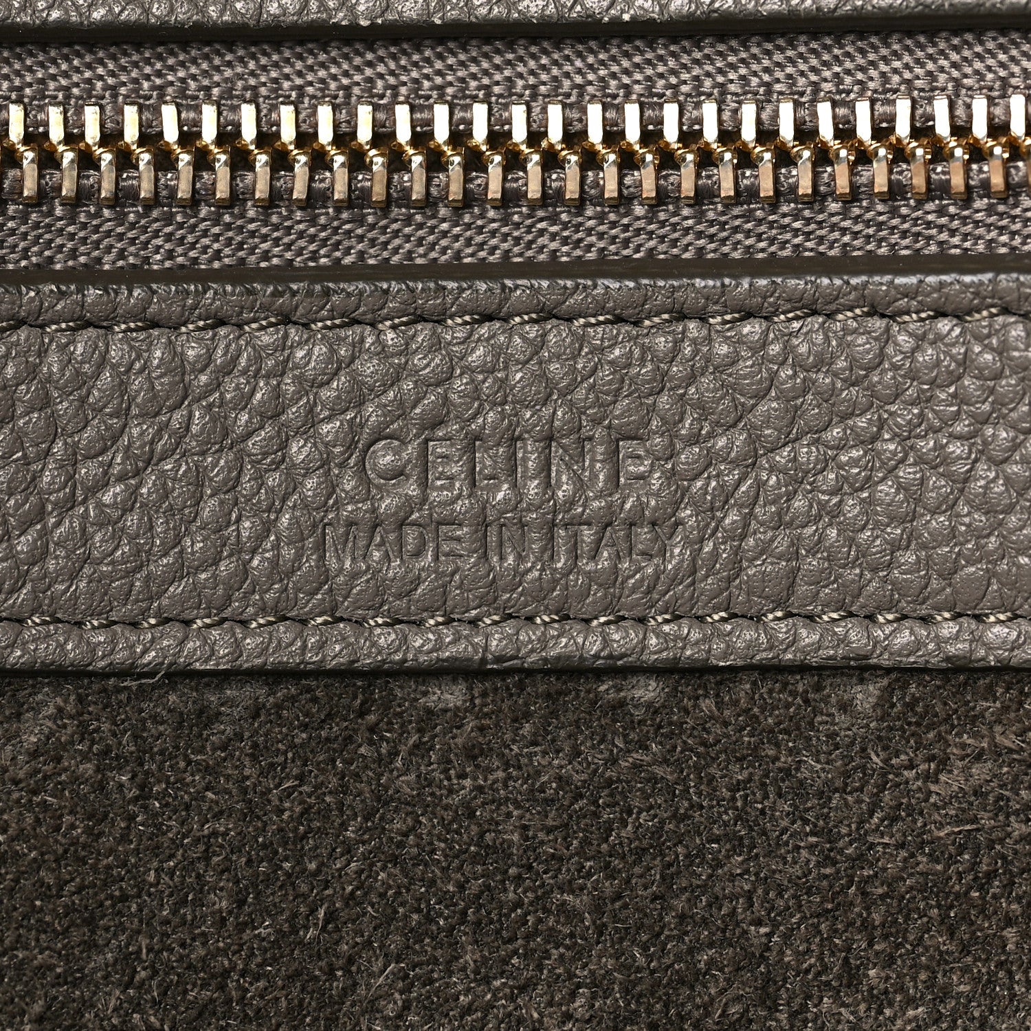 Celine Soft Grained Calfskin Medium Belt Cabas Phantom Taupe 5 of 5