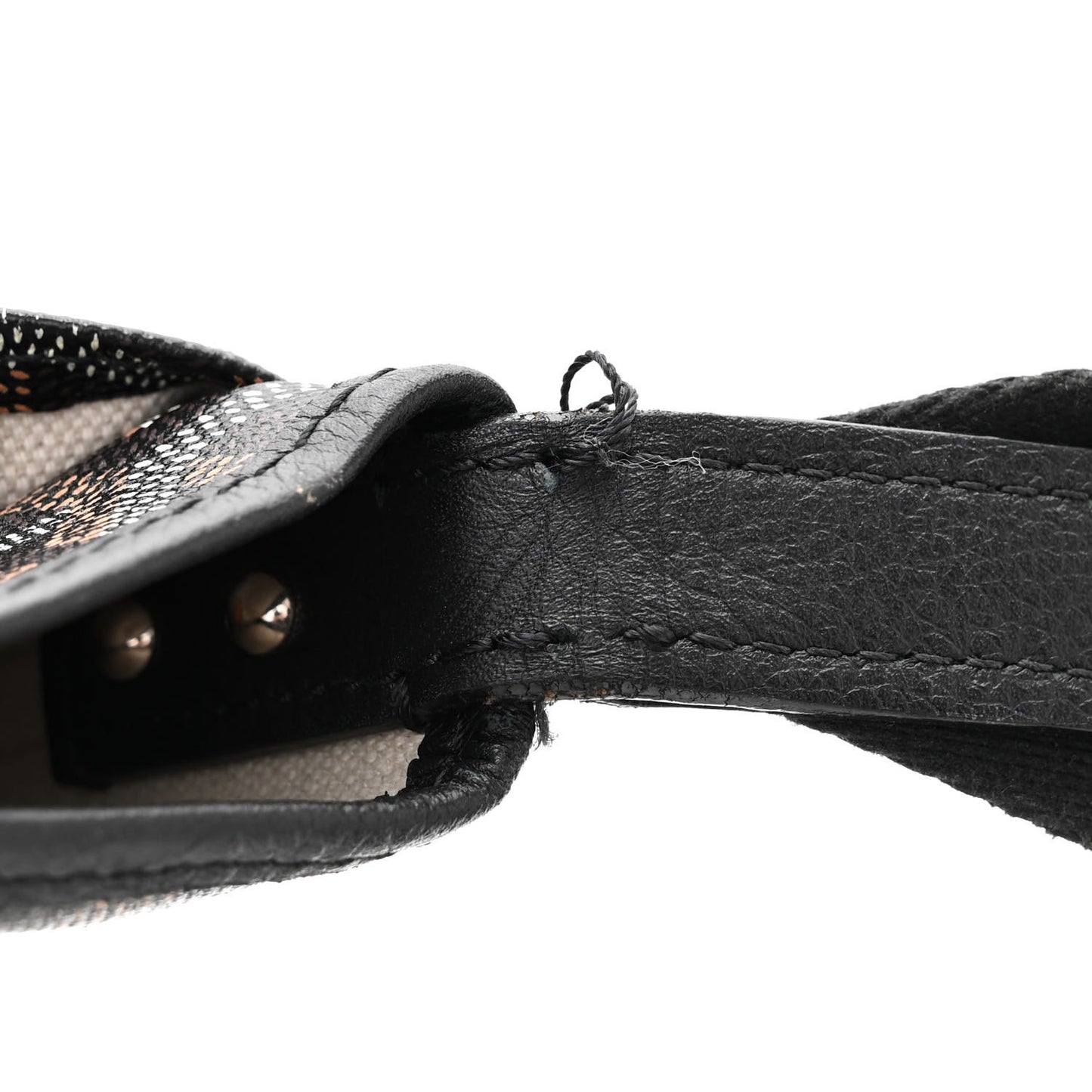 Goyardine Capetien Messenger Bag Black