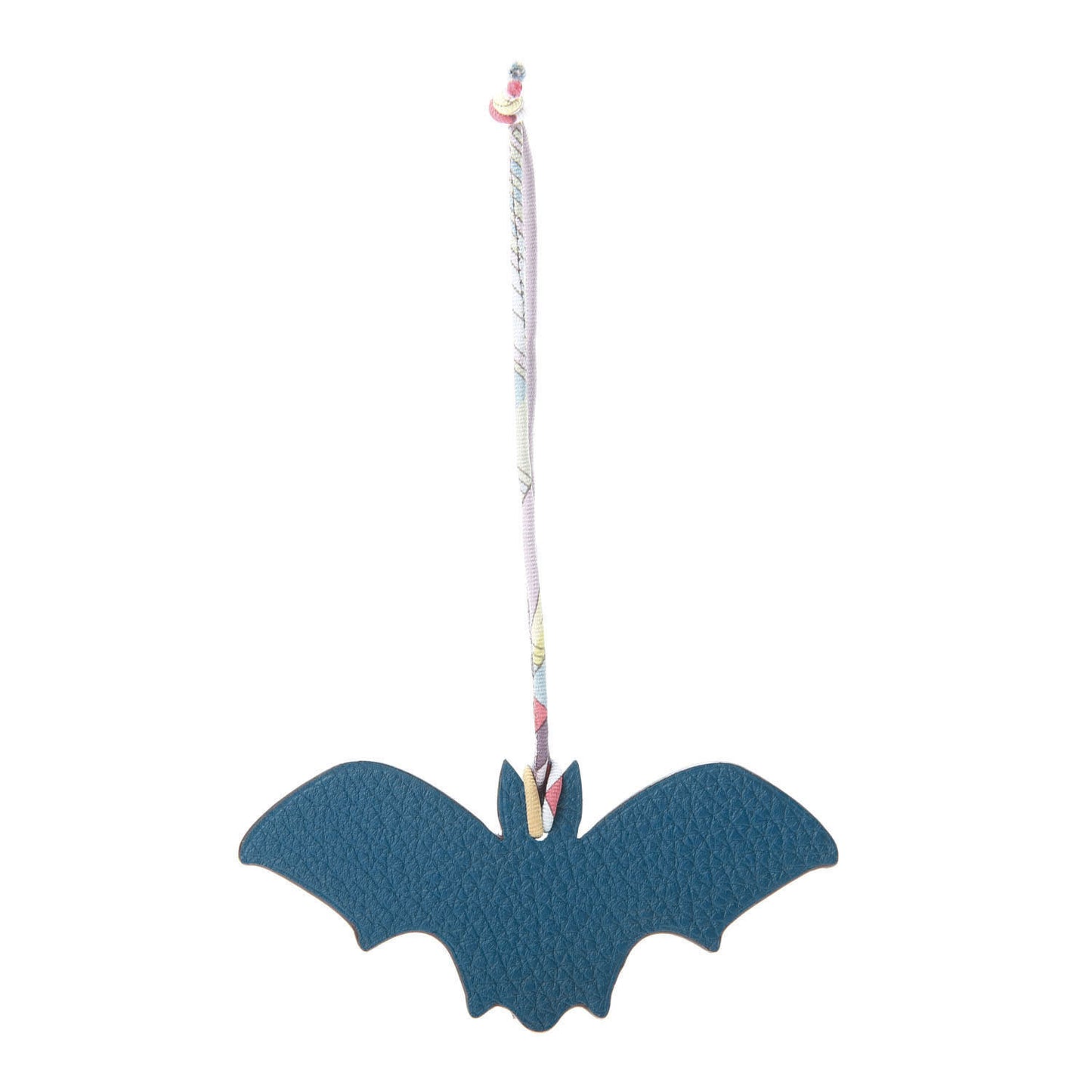 Togo Epsom Petit H Bat Bag Charm Cobalt Vert Fonce