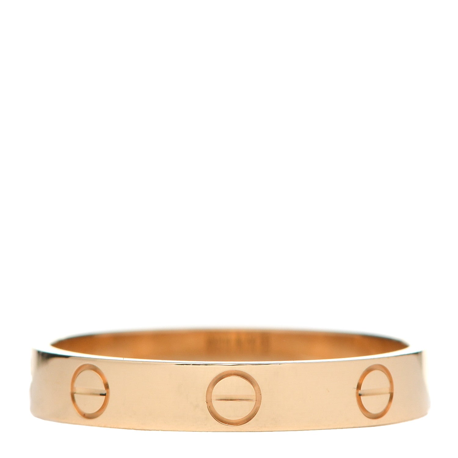 Cartier 18K Yellow Gold 3.5mm LOVE Wedding Band Ring 60 9 3 of 6