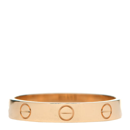 Cartier 18K Yellow Gold 3.5mm LOVE Wedding Band Ring 60 9 3 of 6