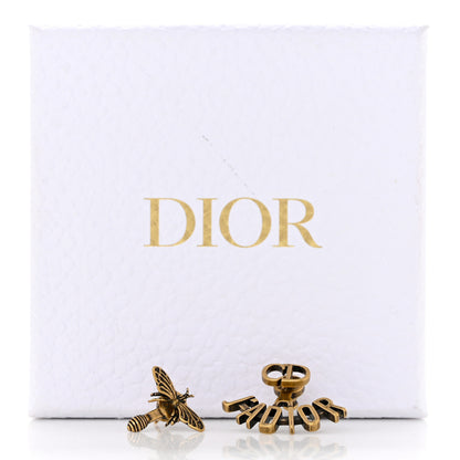 Christian Dior Metal J'Adior Earrings Aged Gold 5 of 5